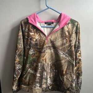 Gander Mountain Guide Series Pink and Cream Hoodie